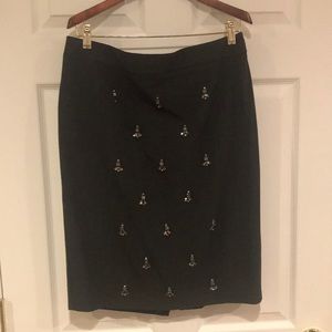 Ann Taylor Embellished Pencil Skirt